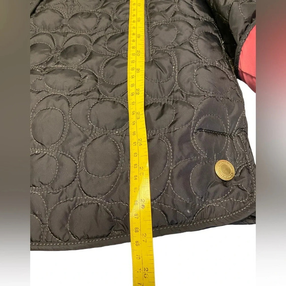 Coach Quilted CC Logo Jacket Coat - Picture 9 of 9